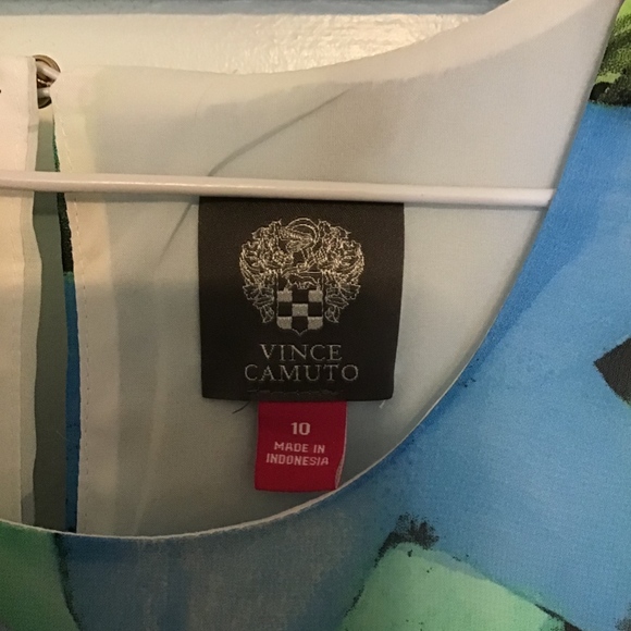 Vince Camuto Sleeveless Floral Print Midi Dress - Picture 4 of 6